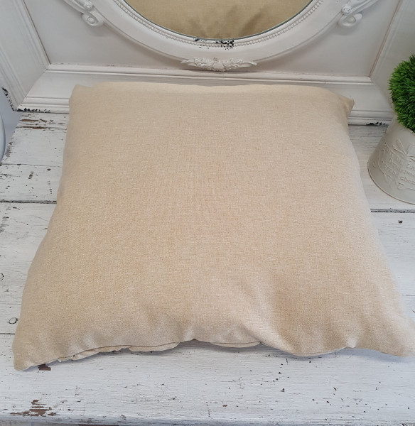 Kissen Bezug Hülle BUBBLE Gold 48 x 48 cm Landhaus Sofa Kissen