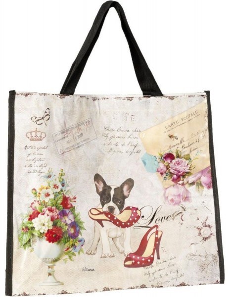 SHOPPER - DOG 45x38 Einkaufstasche