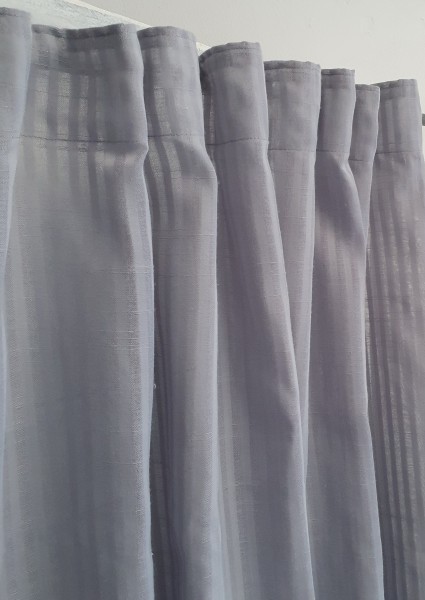 Gardinen Set Vorhang Bianca Grau 140x250 cm 2 Stück