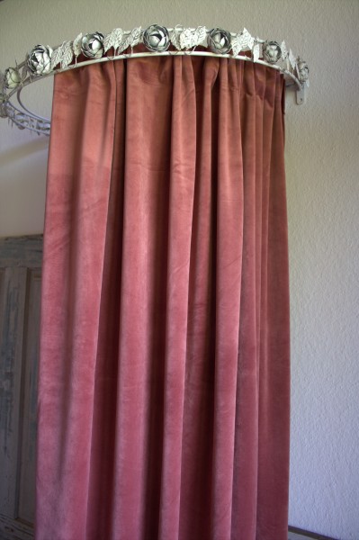 Vorhang GABRIELLA Samt MARSALA 140x240 cm 2 Stück Polyester Blickdicht