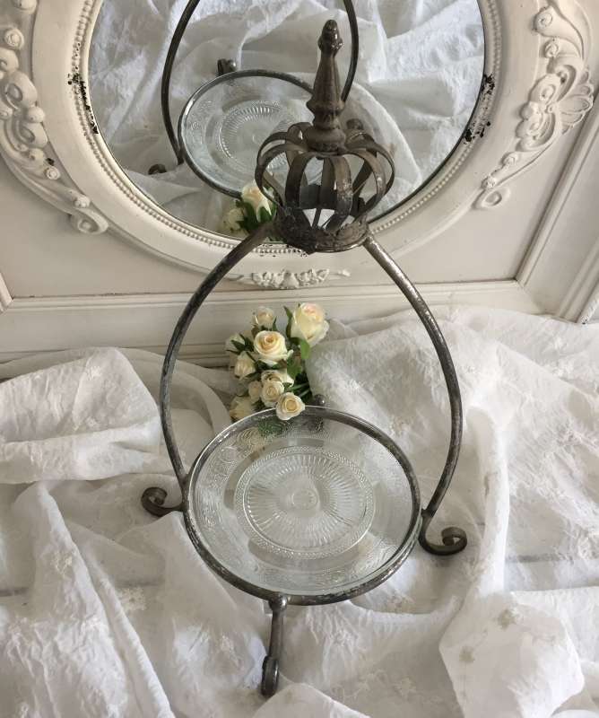 Étagère murale MCW-A80, shabby blanc