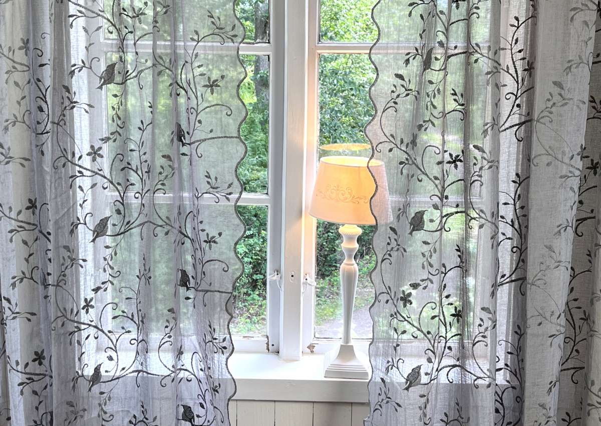 Gardinen Kurz Vorhang Weiß, 2er Set 65x90cm Gardinen Weiss