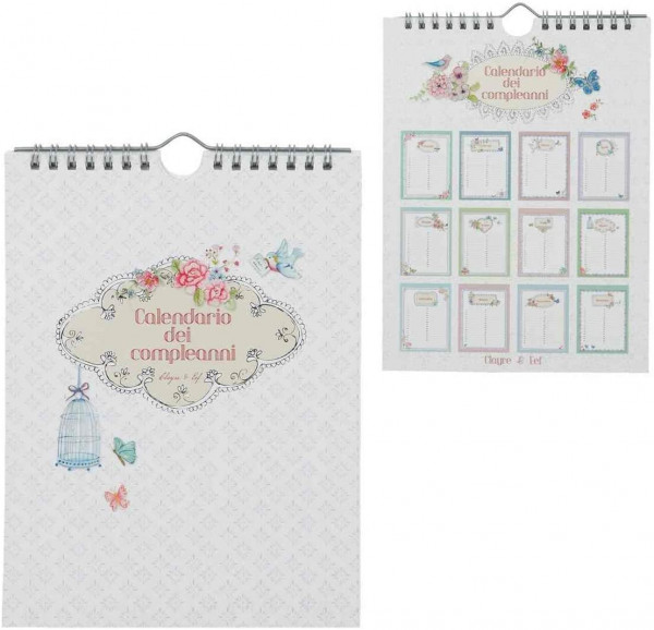 Kalender der ewige Geburtstags Kalender 17x22 cm