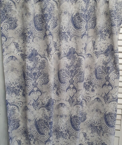 Vorhang PENNY Blau 115x250 cm 2 Stück Paisley