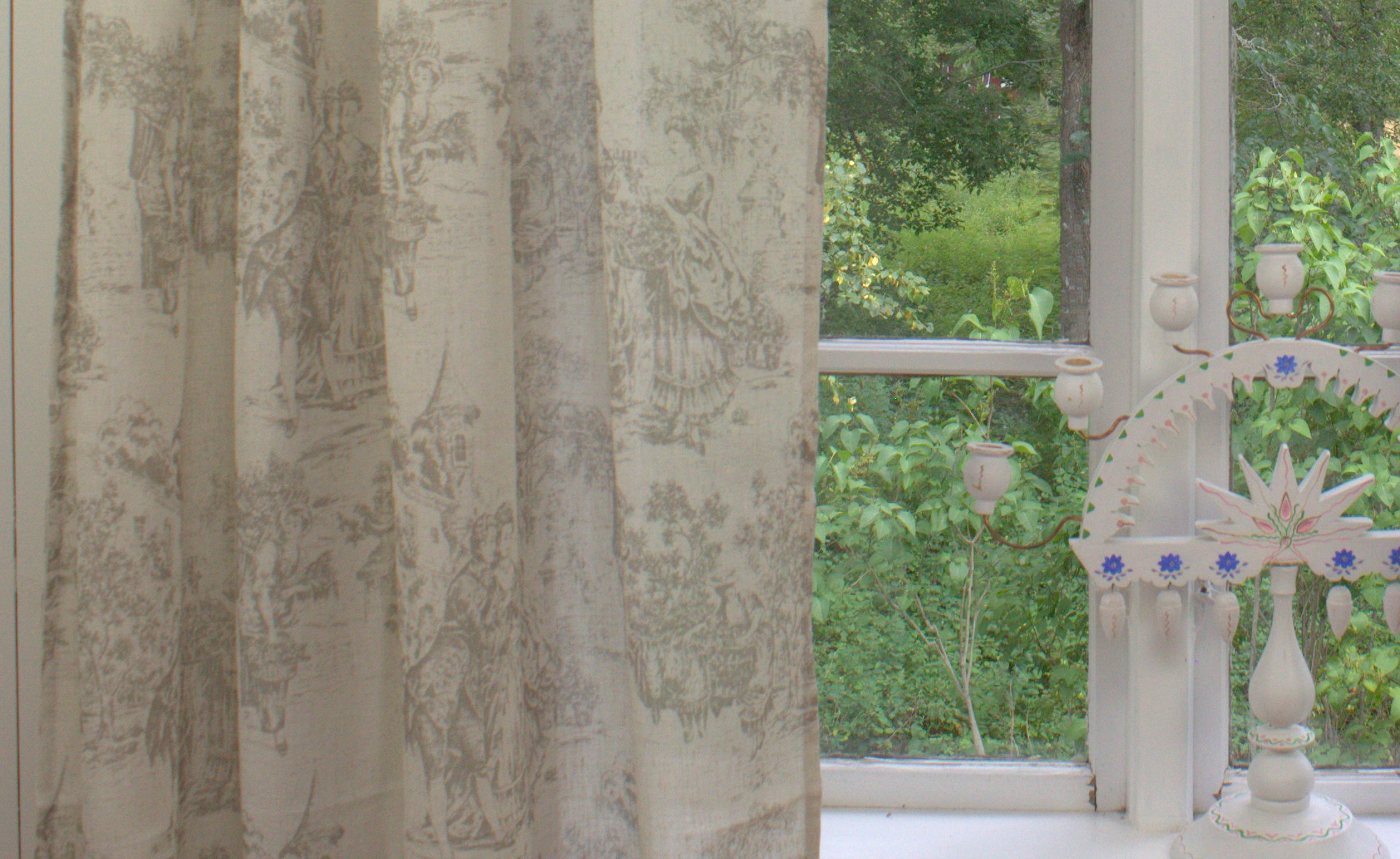 Vorhang Toile Sand Beige Gardine 140x240 2 Stück Romantik