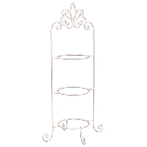 Etagere Teller Weiss 3 Etagen Metall Etageren Tabletts