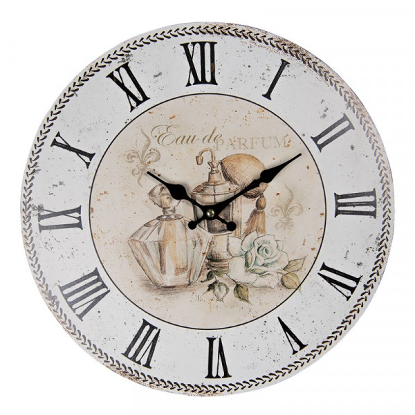 Uhr Wanduhr 34 cm Vintage Shabby
