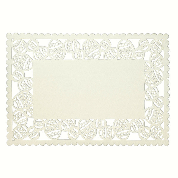 Tischset Platzset Untersetzer Filz Vanillie 1 Stück 45x30 cm Deckchen