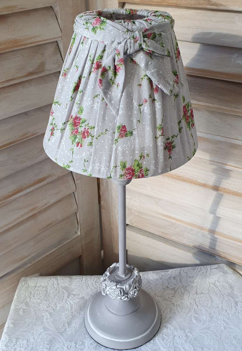 Stahl/Graue Tischlampe Mit Schirm Mexlite Noor