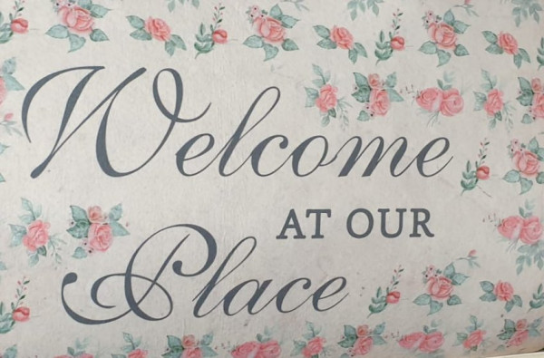 Türmatte Fußmatte WELCOME 44x74 cm mehrfarbig