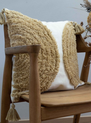 Designer Kissen Bezug Hülle JULANTE offwhite 48 x 48 cm Polyester Landhaus Designer Kissen Bezug Hülle JULANTE offwhite 48 x 48 cm Polyester Landhaus