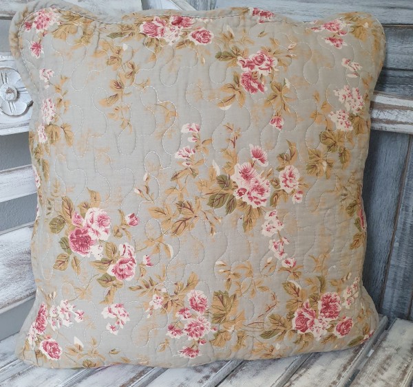 Kissenbezug AMANDA 40x40cm Blumen Landhaus