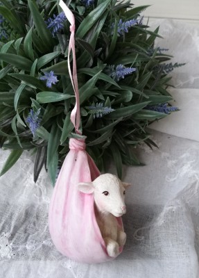 Deko Hänger Schaf Ostern Deko Rosa 2 Stück Deko Hänger Schaf Ostern Deko Rosa 2 Stück