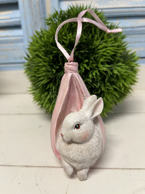 2 Deko Hänger EMMY Kaninchen Ostern Hase Deko 2 Deko Hänger EMMY Kaninchen Ostern Hase Deko