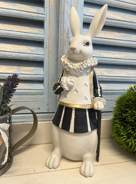 Dekoration Ostern Hase Kaninchen Junge Frühling 11 x 10 x 27 cm Landhaus